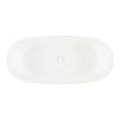 62" Lucina Solid Surface Freestanding Tub - Overflow, , large image number 3