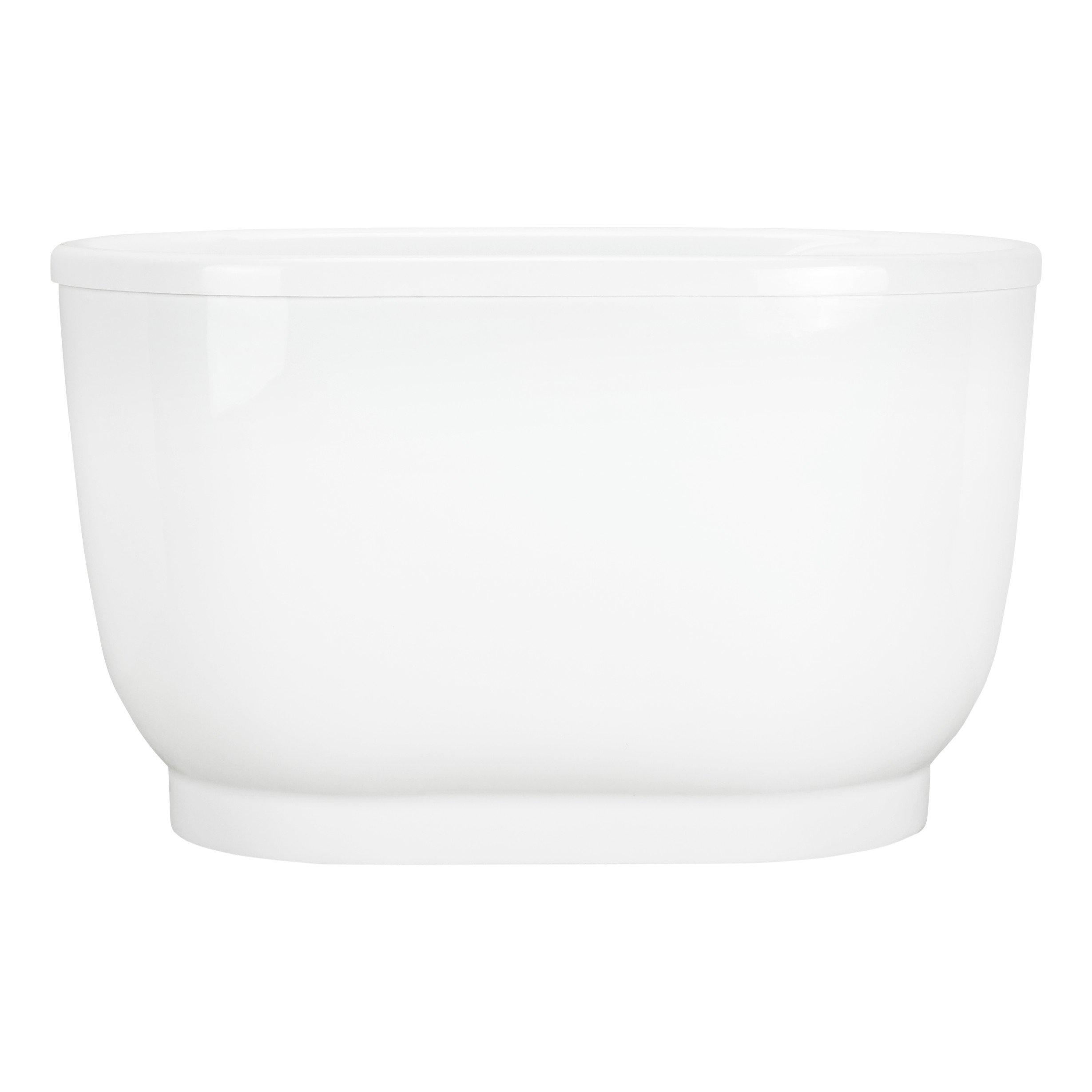 Acrylic Tubs Acrylic Clawfoot Bathtubs Signature Hardware   375020 Pelion Acrylic Tub 51 Front MV70 