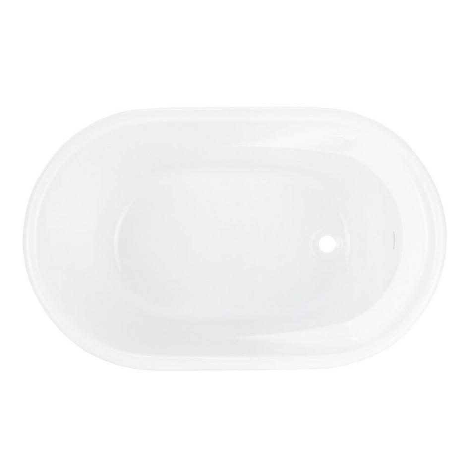 51" Pelion Acrylic Freestanding Tub - No Faucet Holes, , large image number 3