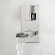 Willis Wall-Mount Bathroom Waterfall Faucet Chrome, , large image number 0