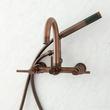 Sebastian Wall-Mount Tub Faucet with Lever Handles and 6" Wall Couplers - Oil Rubbed Bronze, , large image number 0