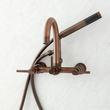 Sebastian Wall-Mount Tub Faucet with Lever Handles and 6" Wall Couplers - Oil Rubbed Bronze, , large image number 1