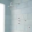 Exira Thermostatic Shower System With Rainfall Shower and Hand Shower, , large image number 1