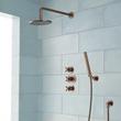 Exira Thermostatic Shower System With Rainfall Shower and Hand Shower, , large image number 0