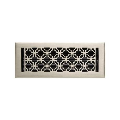 Geometric Solid Brass Floor Register