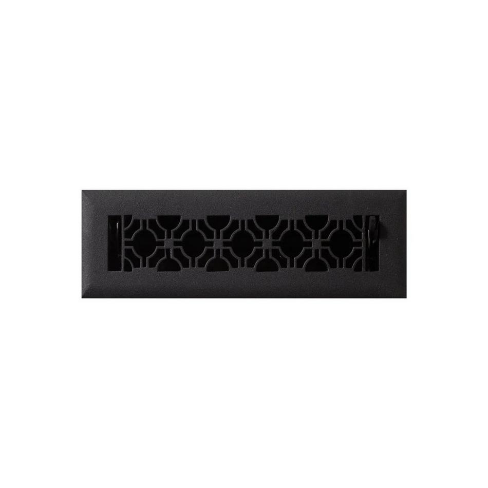 Geometric Cast Iron Wall Register, , large image number 1