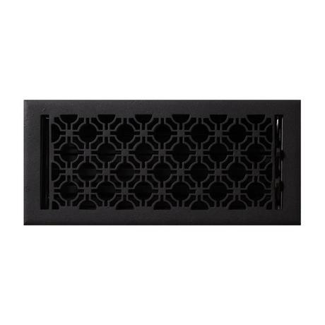 Geometric Cast Iron Floor Register