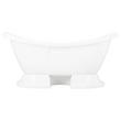 63" Rosalind Acrylic Pedestal Tub - Tap Deck - No Overflow or Faucet Holes, , large image number 3