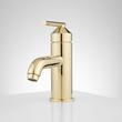 Engle Single-Hole Bathroom Faucet - Pop-Up Drain - Overflow - Polished Brass, , large image number 0