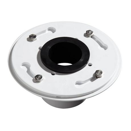 Werner Square Shower Drain with Drain Flange