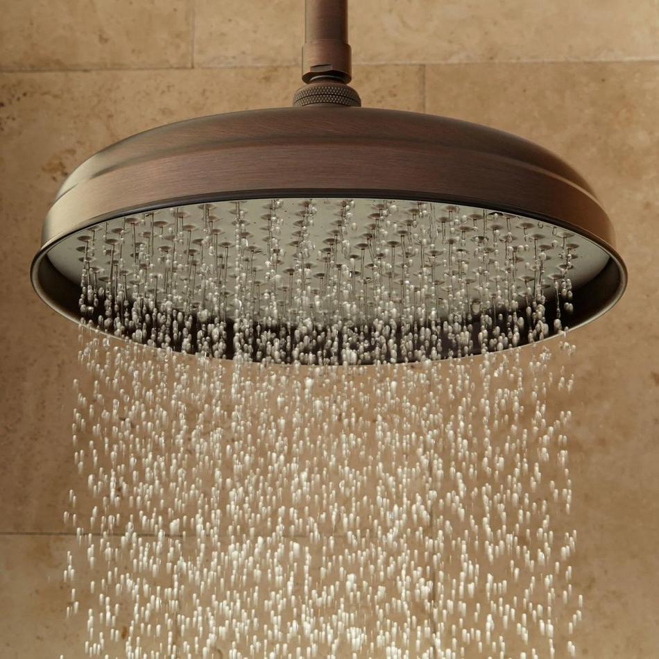 8" Lambert Rainfall Shower Head - 17" Victorian Arm - Oil Rubbed Bronze, , large image number 0
