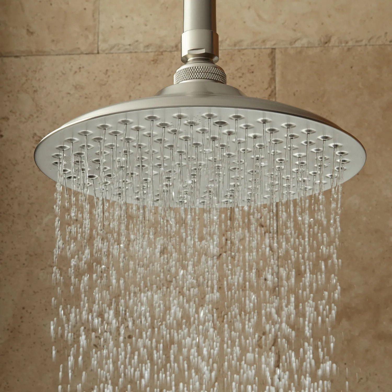 Oversized Square Stainless Steel Shower Head | Signature