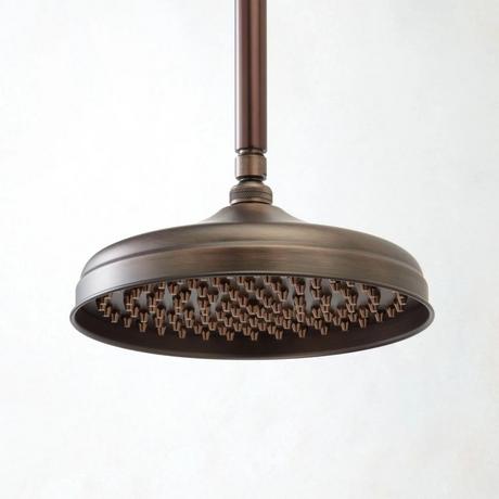 Glenley Pressure Balance Shower Set with Rainfall Shower Head - 4 Body Sprays - Lever Handle