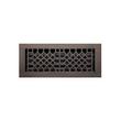 Antique Style Brass Floor Register - Bronze 4" x 8" (5-3/4" x 9-3/8" Overall), , large image number 0