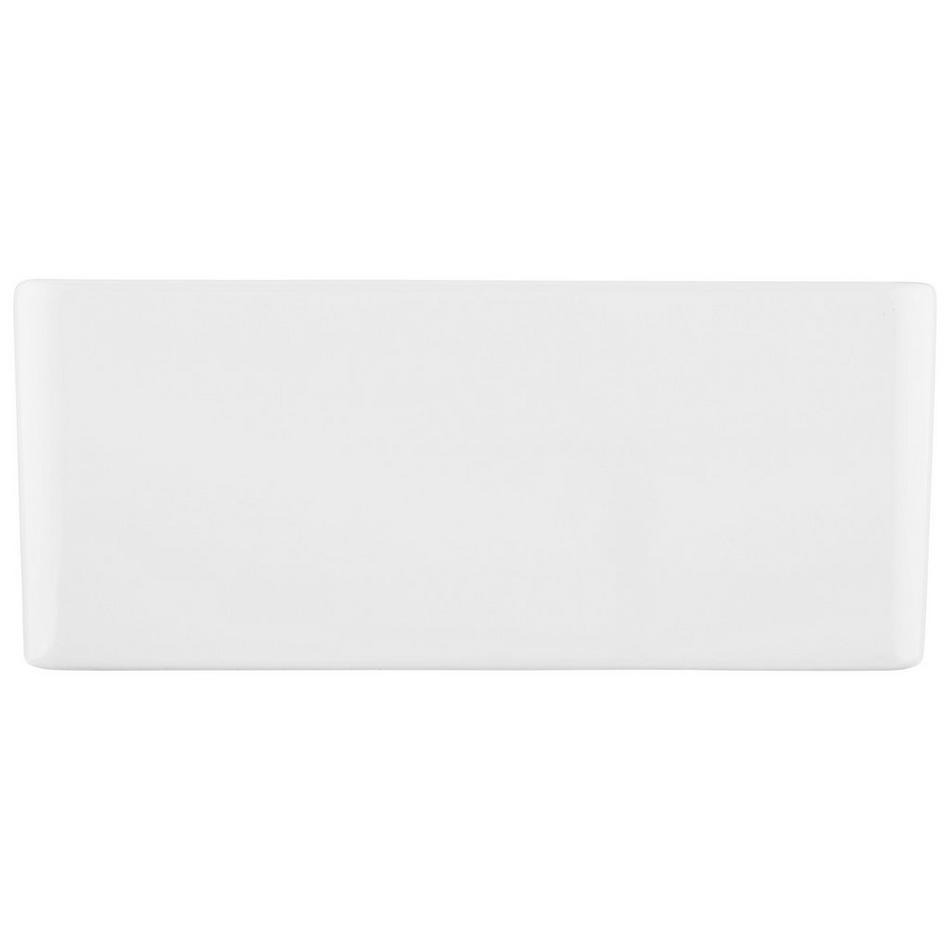 24" Reinhard Fireclay Farmhouse Sink - White, , large image number 2