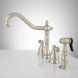 Helena Widespread Kitchen Faucet with Side Spray, , large image number 1
