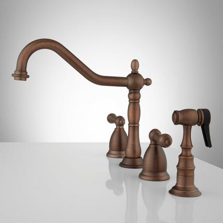 Helena Widespread Kitchen Faucet with Side Spray