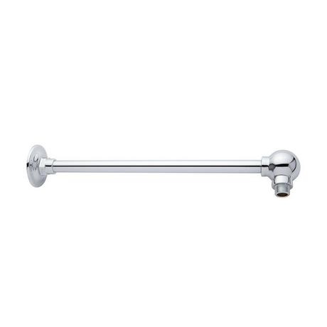 Bostonian Rainfall Nozzle Shower Head With Ornate Arm