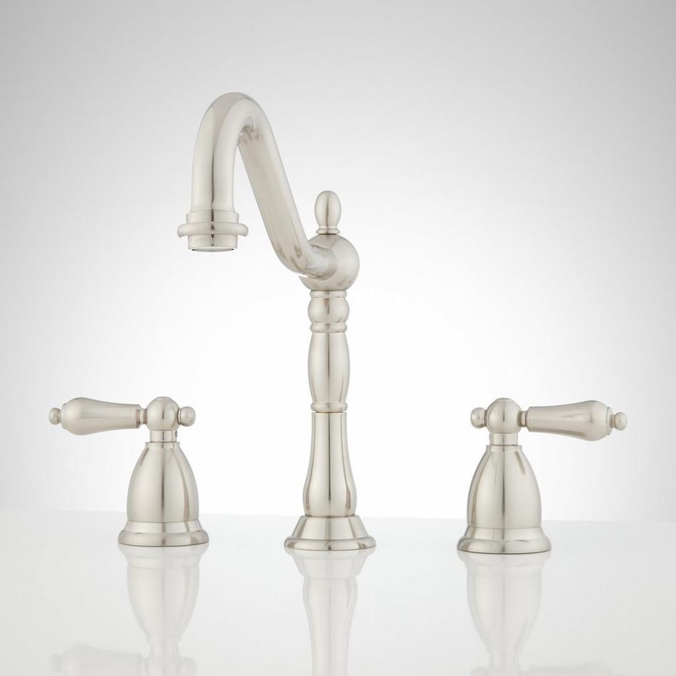 Victorian Widespread Bathroom Faucet - Lever Handles, , large image number 0