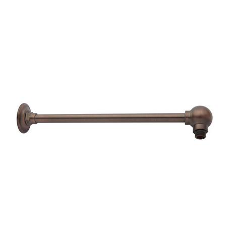 Bostonian Rainfall Nozzle Shower Head With Ornate Arm