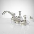 Shannon Widespread Bathroom Faucet - Porcelain Lever Handles - Polished Brass, , large image number 1