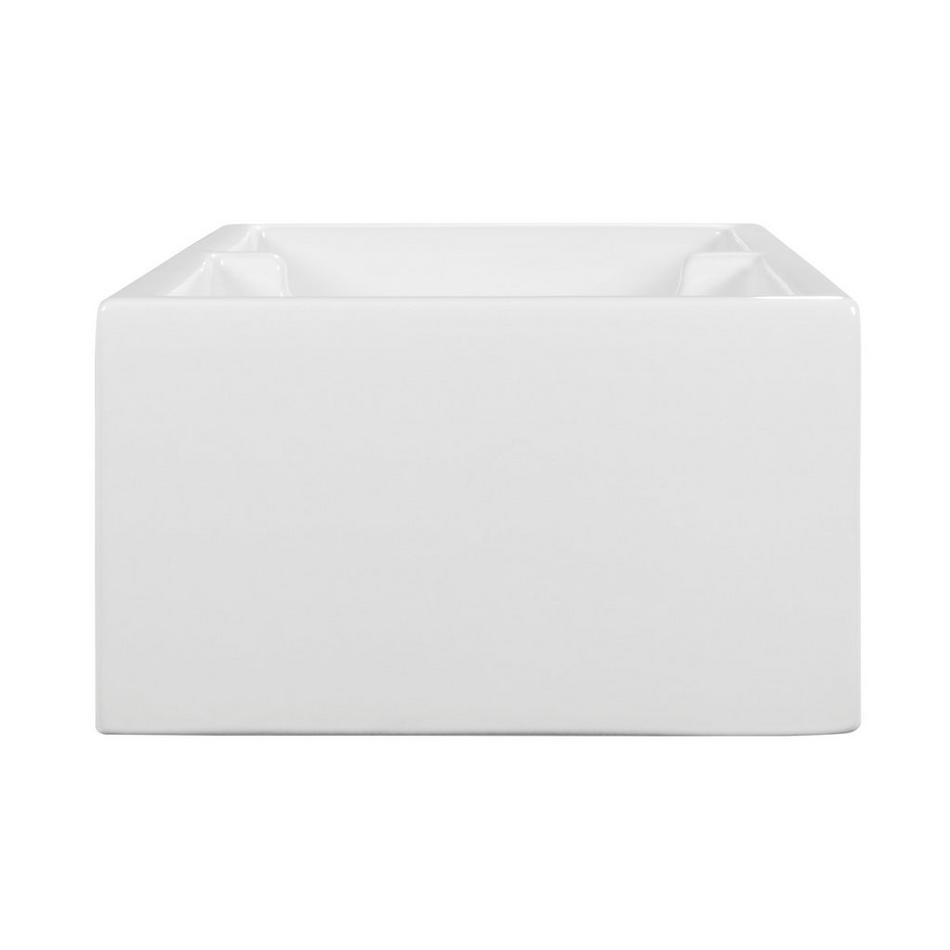 39" Risinger Double-Bowl Fireclay Farmhouse Sink - White, , large image number 2