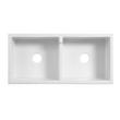 39" Risinger Double-Bowl Fireclay Farmhouse Sink - White, , large image number 3