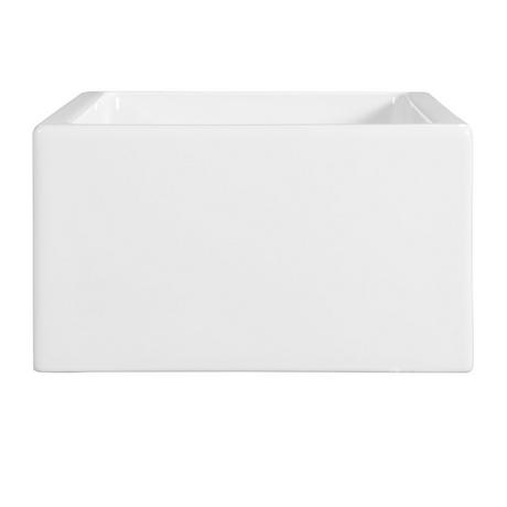 30" Risinger Fireclay Farmhouse Sink - Casement Apron - White
