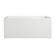 24" Risinger Fireclay Farmhouse Sink - Casement Apron - White, , large image number 2