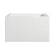 24" Risinger Fireclay Farmhouse Sink - Casement Apron - White, , large image number 3