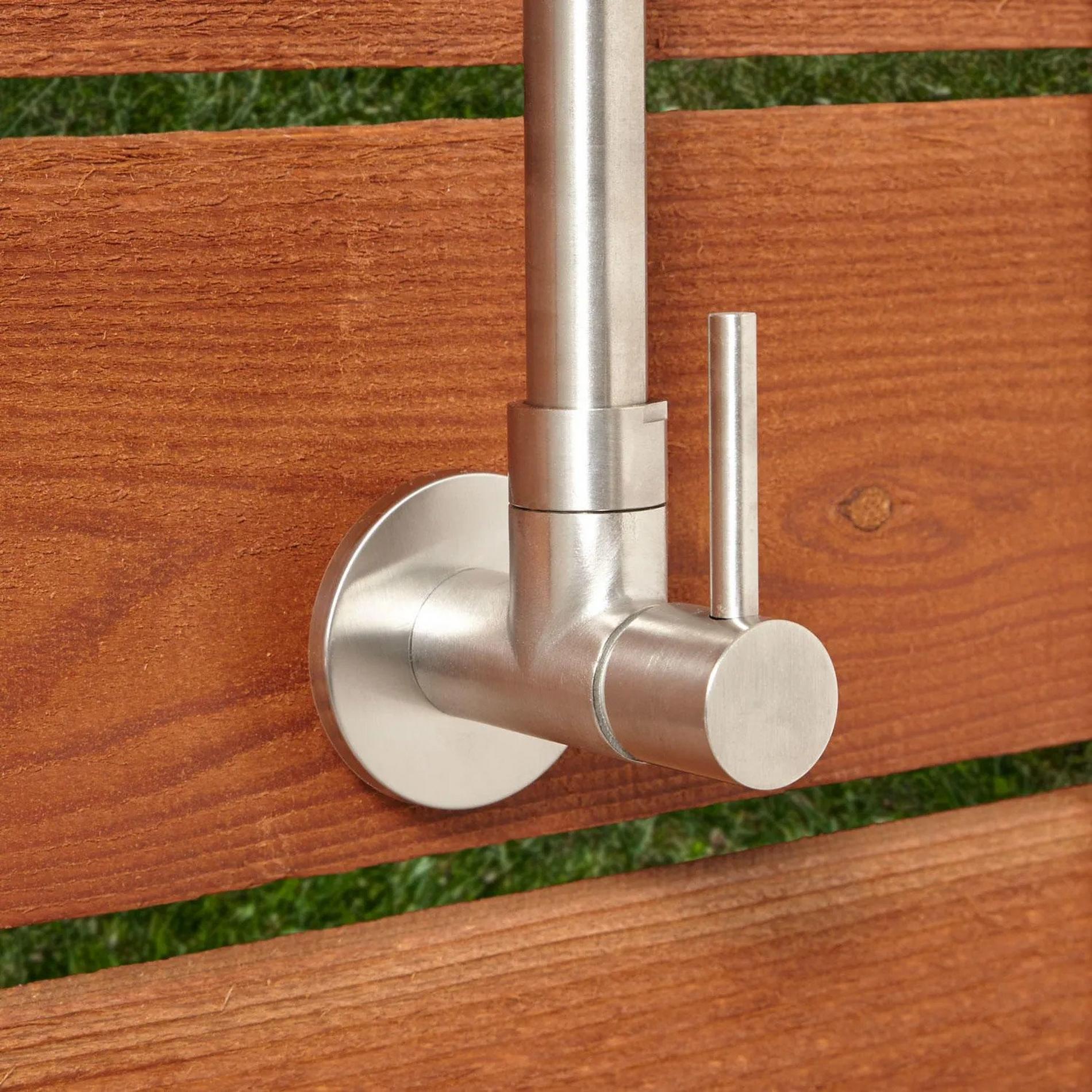 Stainless Steel Exposed Outdoor Shower Signature Hardware