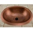 Darien Oval Smooth Copper Sink- Certified, , large image number 0