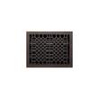 Antique Style Brass Floor Register - Bronze 8" x 12" (9-3/4" x 13-1/4" Overall), , large image number 0