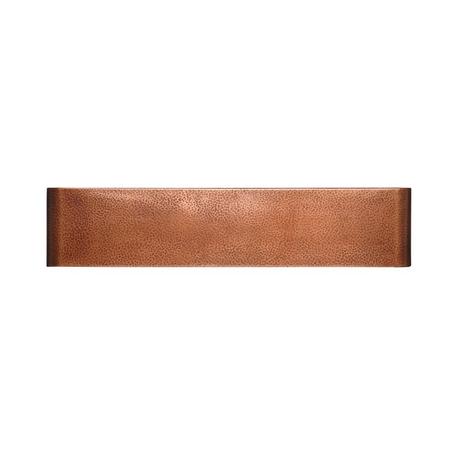 42" Fiona Double-Bowl Hammered Copper Farmhouse Sink