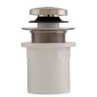 Pop-Up Tub Drain with Hub Adapter - Brushed Nickel, , large image number 2