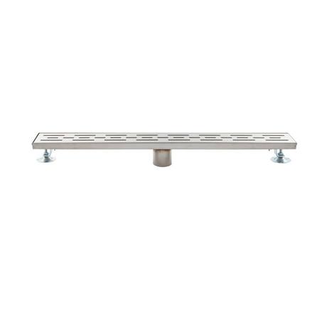Effendi Linear Shower Drain with Drain Flange