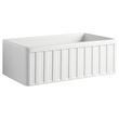 30" Oldham Fireclay Farmhouse Sink with Fluted Apron - White, , large image number 5