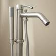 Caol Freestanding Tub Faucet with Hand Shower - Brushed Nickel, , large image number 1