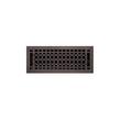 Honeycomb Brass Floor Register - Bronze 4" x 12" (5" x 13-1/4" Overall), , large image number 0