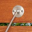 Stainless Steel Pull Chain Wall-Mount Outdoor Shower, , large image number 4