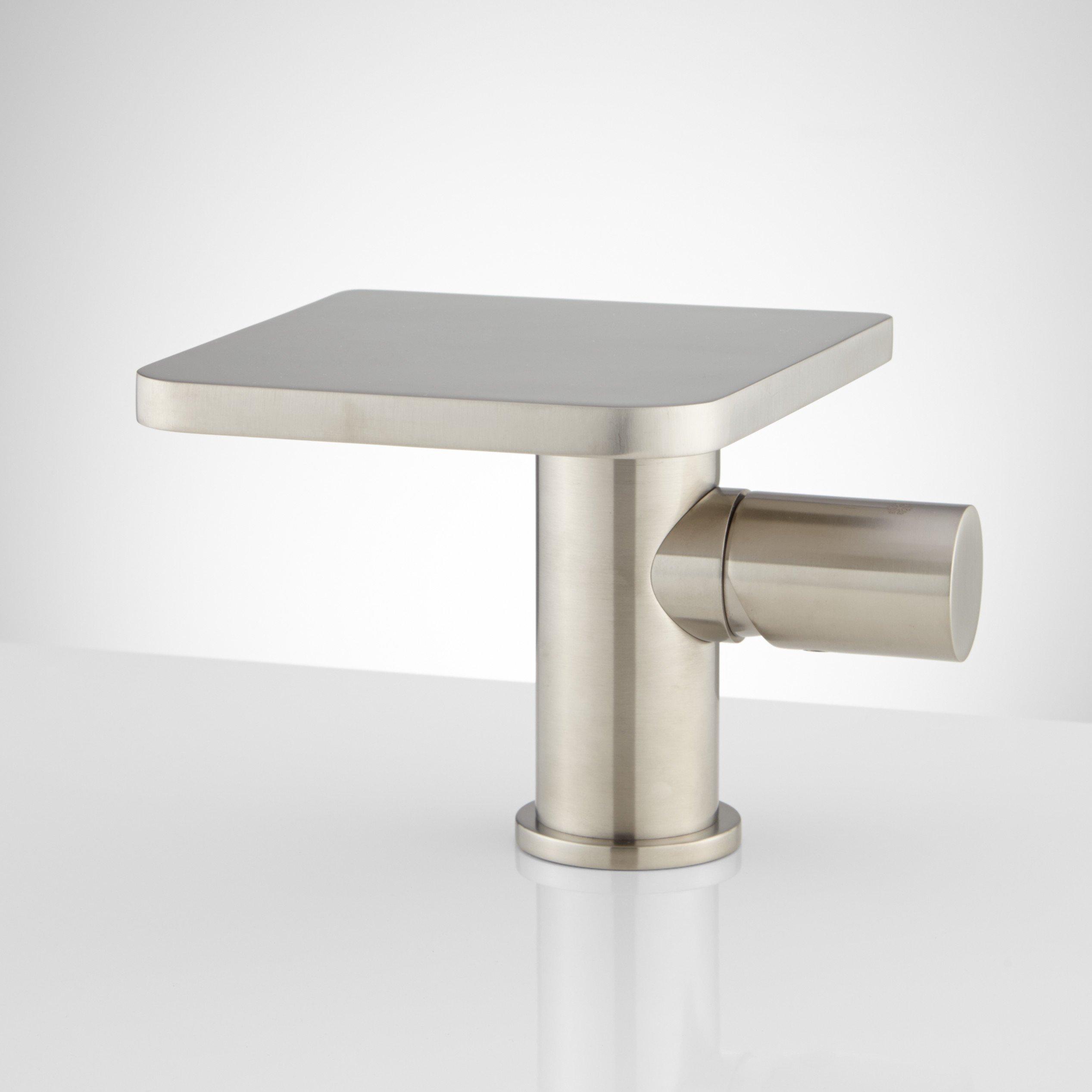 瀑布41 Knox Waterfall Single Hole Faucet with Drain - Overflow