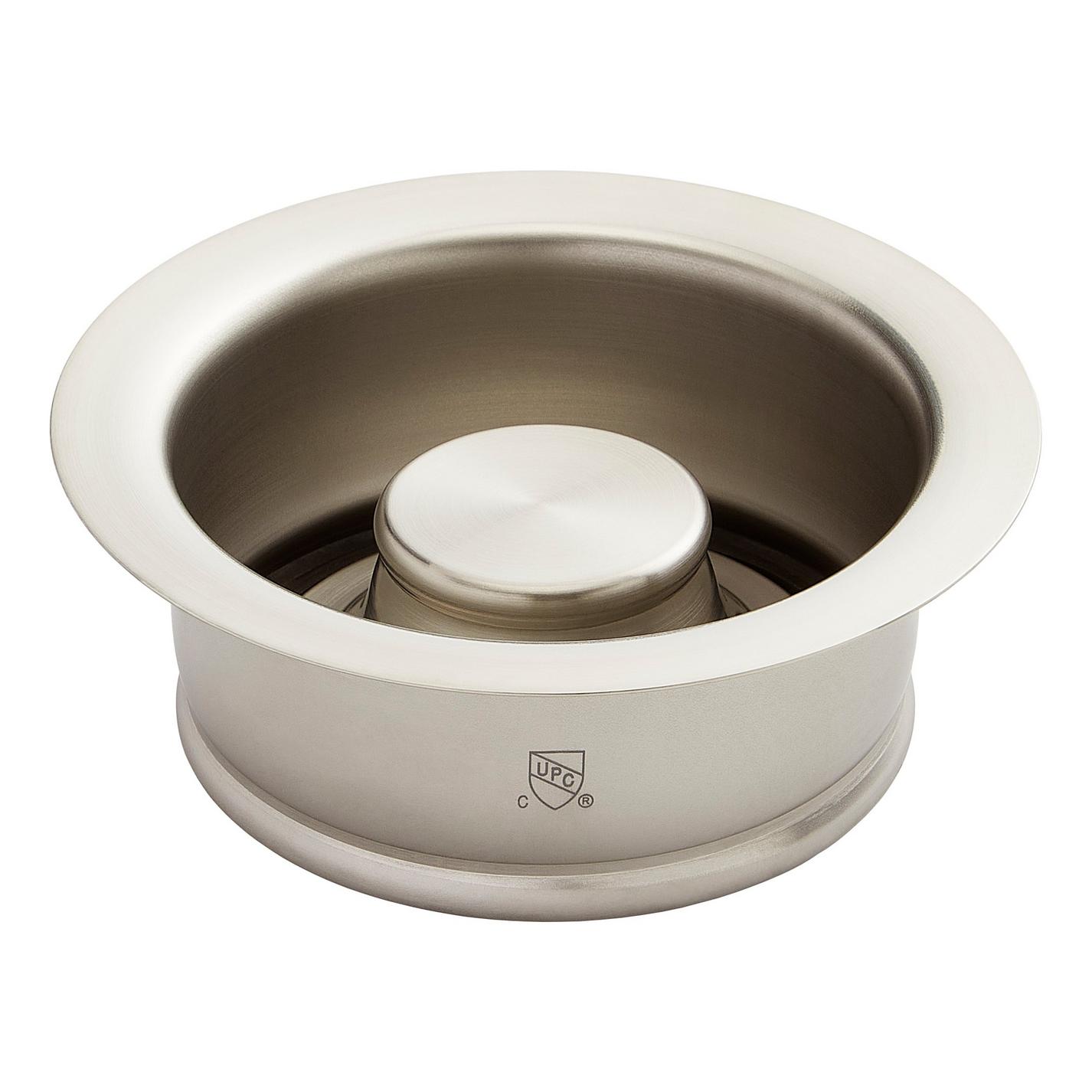 Standard Garbage Disposer Flange & Stopper Brushed Nickel Signature