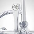 Tub Wall-Mount Telephone Faucet with Hand Shower - Lever Handle - Chrome, , large image number 4
