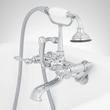 Tub Wall-Mount Telephone Faucet with Hand Shower - Lever Handle - Chrome, , large image number 3