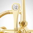 Tub Wall-Mount Telephone Faucet with Hand Shower - Lever Handle - Polished Brass, , large image number 4