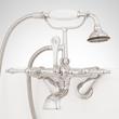 Tub Wall-Mount Faucet with Hand Shower - Lever Handle - Polished Nickel, , large image number 0