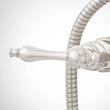 Tub Wall-Mount Faucet with Hand Shower - Lever Handle - Polished Nickel, , large image number 5