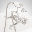 Tub Wall-Mount Faucet with Hand Shower - Lever Handle - Polished Nickel, , large image number 3