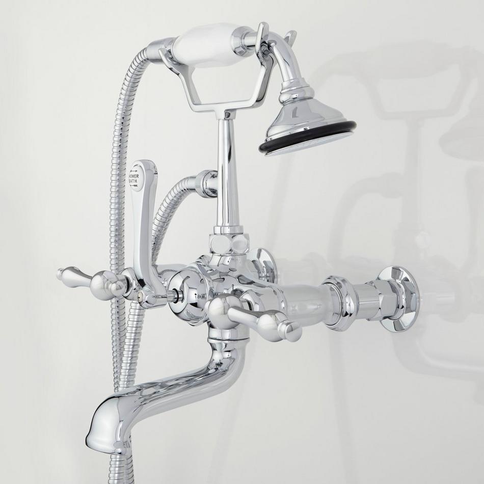 Wall-Mount Telephone Faucet & Hand Shower - Lever Handles, , large image number 3