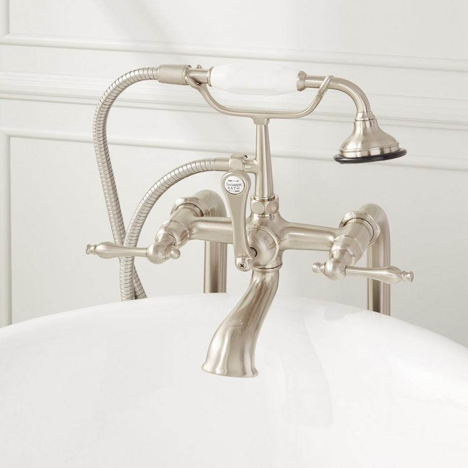 Freestanding Telephone Tub Faucet & Supplies - Lever Handles, , large image number 1